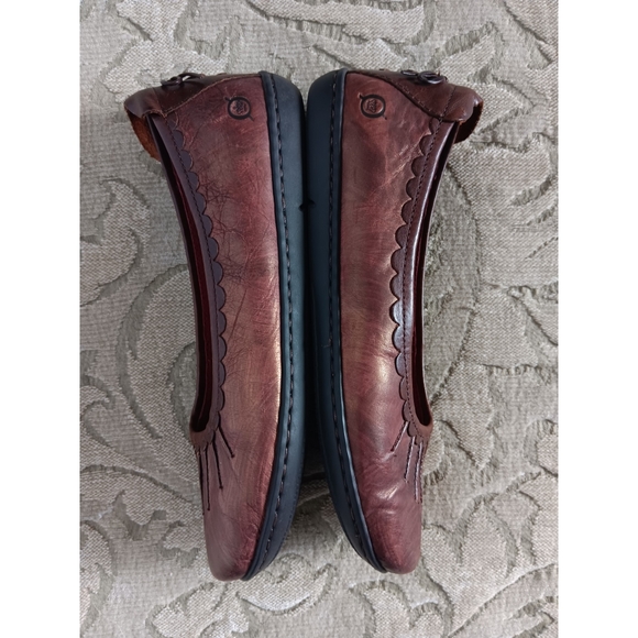 Born Brown Leather Flats - Picture 3 of 11